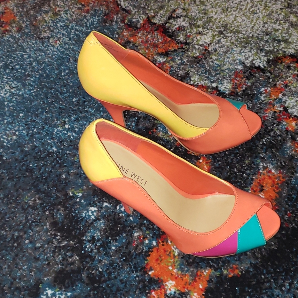 Nine West Flamingo Open Toe Pumpe